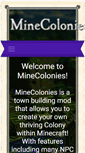 Mobile Screenshot of minecolonies.com